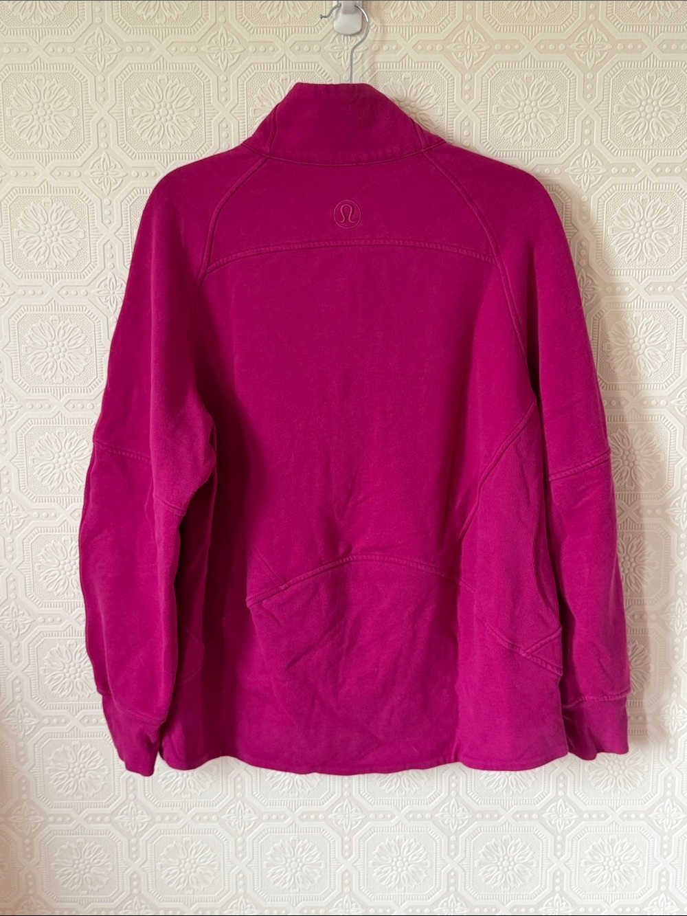 Lululemon Scuba Oversized Funnel-Neck Half Zip *Long Ripened Raspberry Size M/L - Picture 5 of 10